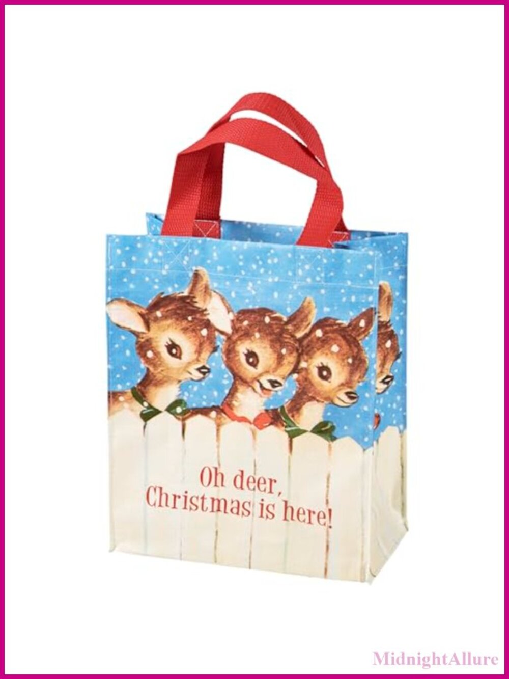 Reusable Foldable Double-Sided Daily Tote Post-Consumer Nylon